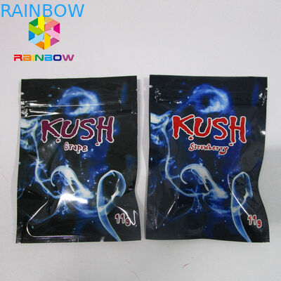 Resealable Kruid Kruidenwierook Verpakking, ritssluitings mylar zakken Één Duidelijke Kant