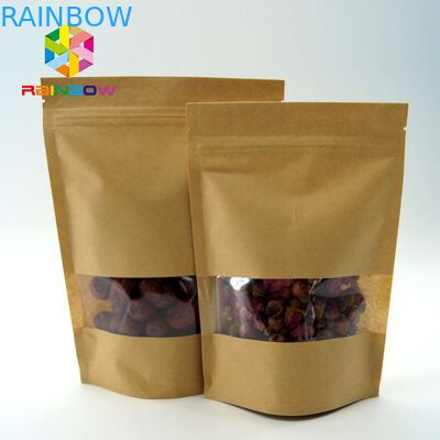 Duidelijke Venstertheezakjes/Resealable Tribune die op Zakken voor Voedsel verpakken