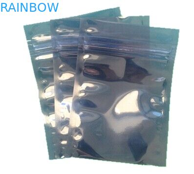 Het zilveren Transparante/half Transparante Nylon van de Ritssluitings Grote Antistatische Zak