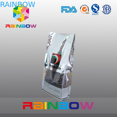 De duurzame Zij van de Thee Verpakkende Zakken van de Hoekplaat Vlakke Bodem van de Koffiebonen Plastic Zak