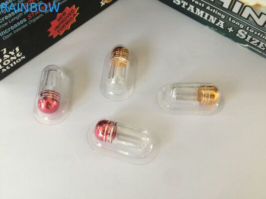 Rode Rinoceros 69 van de de Capsuleskruik van de Penisuitbreiding de Kogel/het Geslachtsflessen van de Pillen de Plastic Geneeskunde