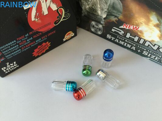 Flessen van de metaalglb de Kleurrijke Plastic Pil voor de Capsulekogel van FX 9000/Rinoceros 7/SWAG