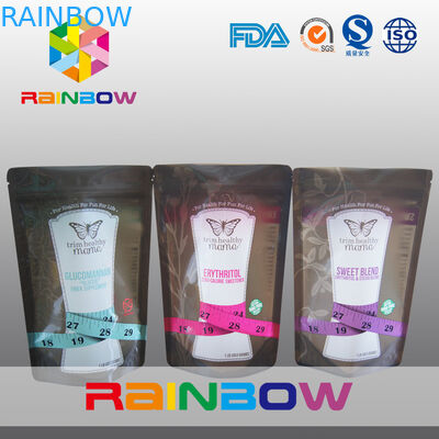 Opnieuw te gebruiken 150g de Ritssluitingstribune van de voedselrang op Zakken voor Energiepoeder