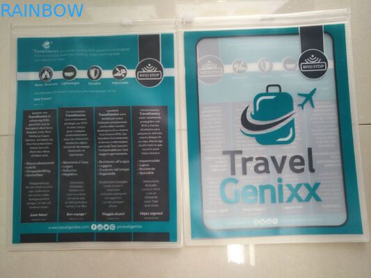 De duidelijke Transparante Plastic Zak van pvc voor Swimwear/Berijpte Natte de Bikinizak van EVA