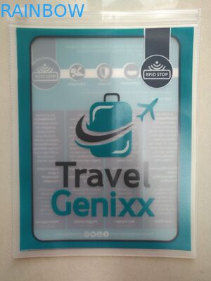 Duidelijke Transparante Pvc-Zak, De Hangerzak Drie van Wasknijperpvc Zijverbinding