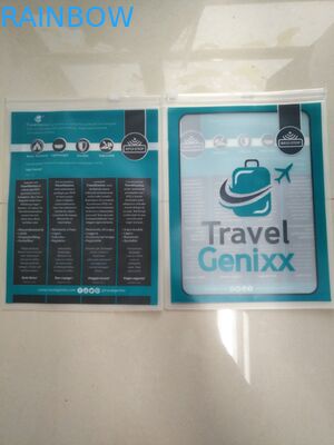 Pvc-van de de Schuifritssluiting van het Reisdocument van de de Ritssluitingszak de Verpakkingszakken/Duidelijke pvc-Heerserszak/pvc-Pencomputer-aided software engineering/pvc-Kantoorbehoeftenzak