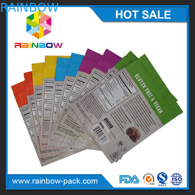 250g de Tribune van de Drukmylar van de aluminiumfoliesteen op Ritssluitingskoekjes die Zakzak verpakken