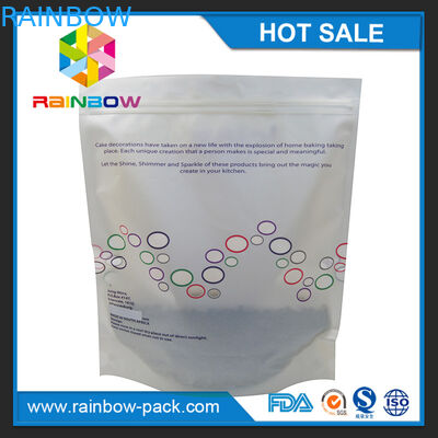 De steen Aangepaste Tribune van de embleemdruk op Ritssluitingszak met bodemhoekplaat