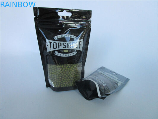 Van de mariguana de verpakkende zak van de Mylarritssluiting Zaden die van de de zakcannabis Privé Etiket plastic zak verpakken