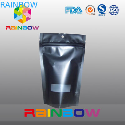 De opnieuw te gebruiken van de de Ritssluitingskoffie van Steen Zwarte Doypack Vochtbestendige Druk van de de Zakgravure