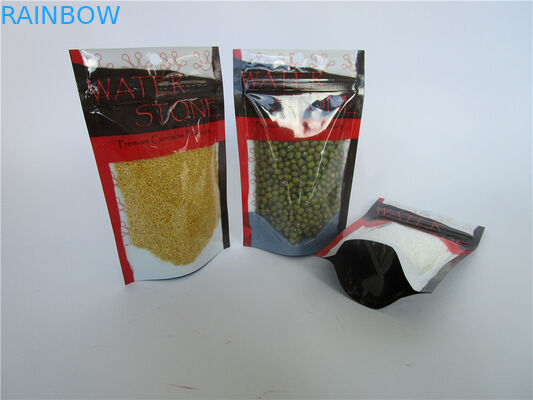 Douane Gedrukt Plastic Kleverig Suikergoed/Jelly Bean die Zak met Venster verpakken