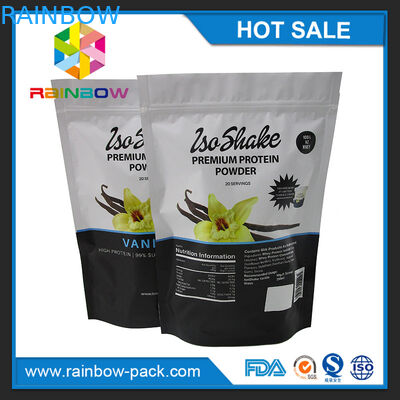 De tribune van de voedselrang 1kg op de packaing zak van het weiproteïnepoeder met ritssluiting