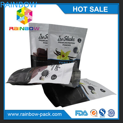 de douane drukte de gevoerde ritssluiting van de voedselrang folie zakken van 1 van de het poederzak van kg de eiwit verpakkende de energiepoeder