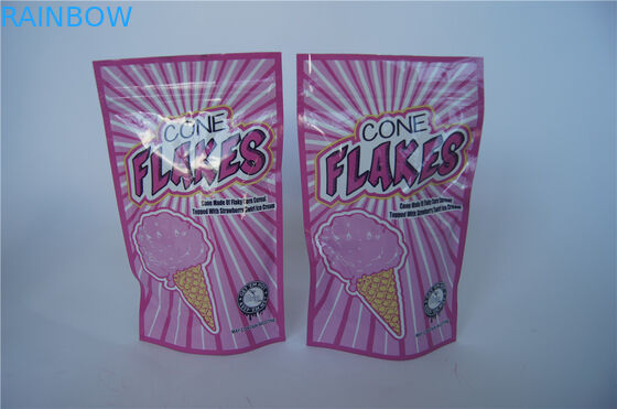 De Zak die van de de ritssluitingsfolie CBD van de douanedruk Kleverig Pakket met Tearnotches verpakken