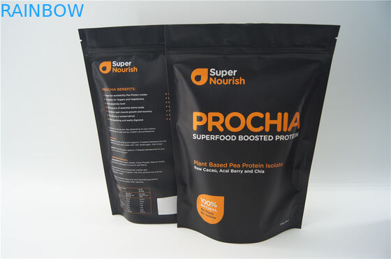 OEM van 600g 1kg Ritssluitingsvoedsel het Document van Kraftpapier van de Verpakkingszak Bruine Zak met Venster/Ritssluiting