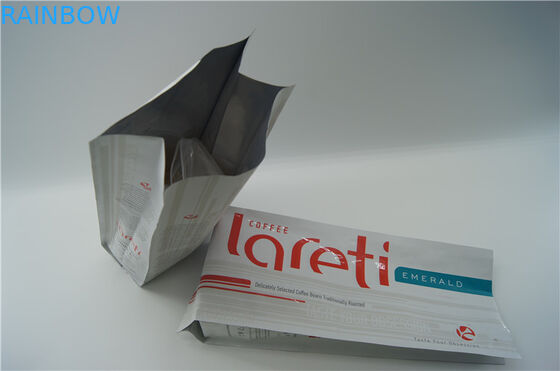 De koffie verpakkende zakken van de Customzied zijhoekplaat voor grondkoffie met klep