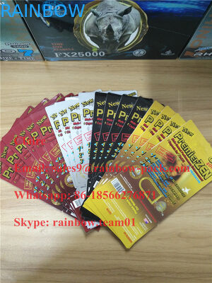 De blaar van de de Pillenkaart van de PremierZen Gouden Mannelijke Verhoging verpakking in voorraad met 3D effect