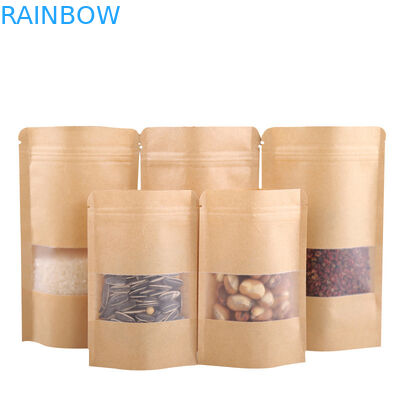 Zelf Bevindende Zijhoekplaat Verpakking van 250 de Gram Aangepaste Document Zakkensupar met Venster