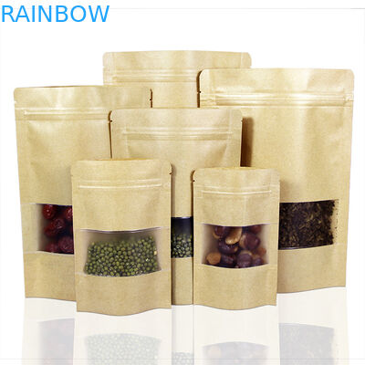 Zelf Bevindende Zijhoekplaat Verpakking van 250 de Gram Aangepaste Document Zakkensupar met Venster