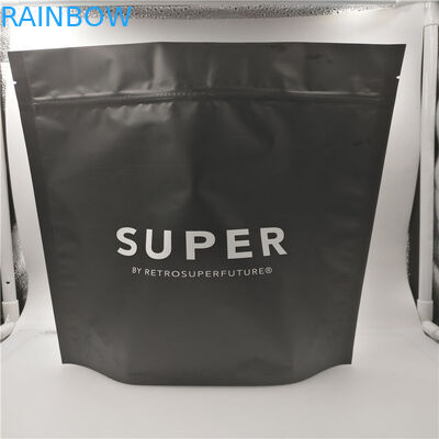 Steen Zwart Gram 500 1 pond gedrukte voedsel verpakkingszakken met Ritssluiting en het Ontgassen Klep