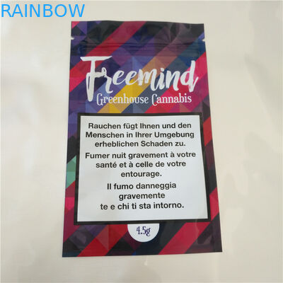 De de Zachte toffeezaden van Cbdthc verwarmen Verzegelbare Plastic Zakken, Aluminiumfoliesachet voor Kleverige Cbd