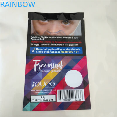 De de Zachte toffeezaden van Cbdthc verwarmen Verzegelbare Plastic Zakken, Aluminiumfoliesachet voor Kleverige Cbd