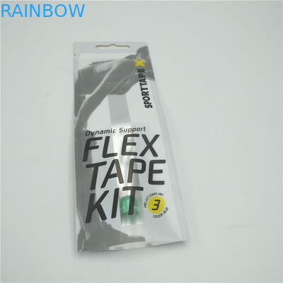 Hangend Bodem Open Plastic Zakken die, Drie de Zij Gedrukte Douane van de Verbindingszak verpakken