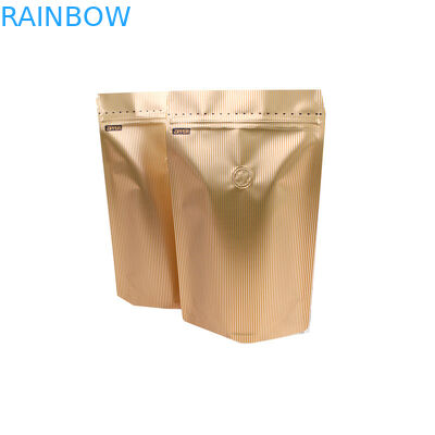 De douane drukte Matte Geroosterde Verpakkende de Zaktribune van de Koffieboon op de Koffie Verpakkende Zakken 250g van het Zakaluminium met Klep