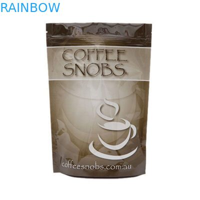 Van de de bodemritssluiting van het douane250g 500g 1kg de vierkante blok vlakke van de de koffieboon verpakkende zak