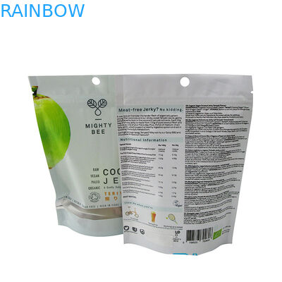 De douane drukte Plastic Zakken die Folie Gelamineerde Mylar-Ritssluitingszakken voor suikergoed verpakken