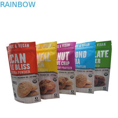 Tribune op de Plastic Zakken die van de Ritssluitingszak voor Het Koekje van Chocoladeschilferkoekjes verpakken