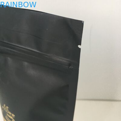 De privé Aluminiumfolie van het Etiket Gouden Embleem voerde Plastic Zakken die Zak verpakken met Klep