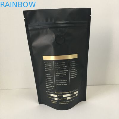 De privé Aluminiumfolie van het Etiket Gouden Embleem voerde Plastic Zakken die Zak verpakken met Klep