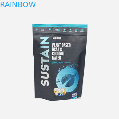 aangepaste noten die resealable plastic tribune op de zak van de zakritssluiting voor poeder verpakken