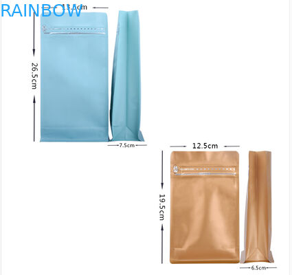 Opnieuw te gebruiken matte zwarte Plastic Zakken die tribune op zak voor koffieboon verpakken