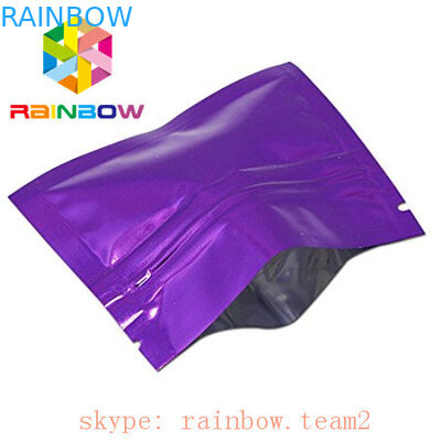 kleurrijke partij 3 verzegelde vlakke mini mylar de hennepthee van foliezakken 1g/bloem leaft verpakkend sachet