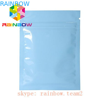 De duidelijke gouden mylar de foliezakken van het ritssluitingsaluminium voor theeblad verpakking/Minikant 3 verzegelden sachet