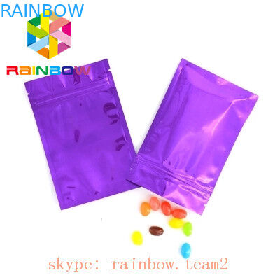 De vlakke van de de Zak Verpakkende Hennep van de Vormaluminiumfolie Zak van de het Zaadzak met Ritssluiting