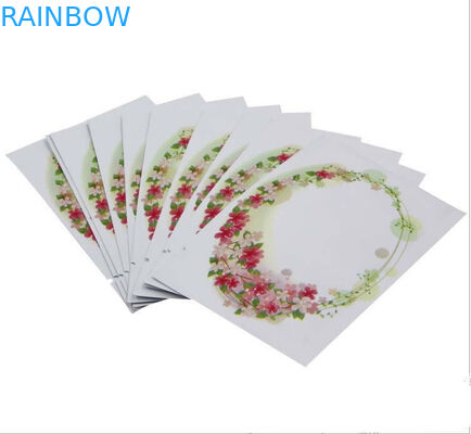 De douane drukte Drie de Kant Verzegelde Witte Plastic Verpakkende Zak van de Kleurensteekproef voor Gezichtsmasker