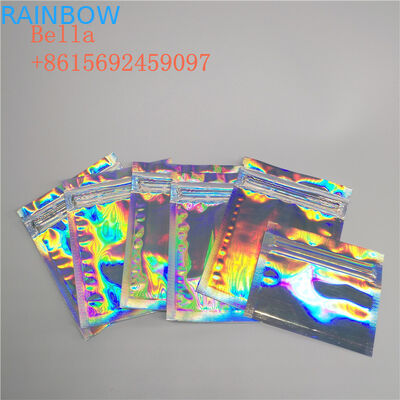 Drie Zij de Zak van de Verbindingsfolie Verpakking, Kleine Kosmetische Tribune op Zakken met Ritssluiting