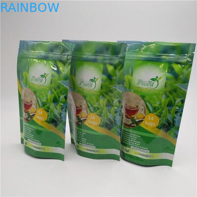 Van de de Verbindingsritssluiting van FDA de Zelfaluminiumfolie van de de plastic zakzak met Heldere Kleuren