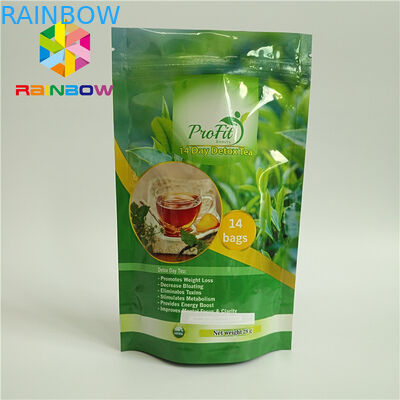 De Tribune van de voedselrang op de Plastic die Hitte van de Ritssluitingszak - voor Thee/Koffie wordt verzegeld