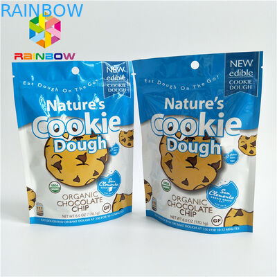 Herbruikbare opstaande zakken op maat gedrukte traan noten voor koekjes