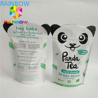 Eco - Vriendschappelijke Aluminiumfolietribune op Zakken, Plastic Zak Verpakking voor Thee eiwitpoeder.