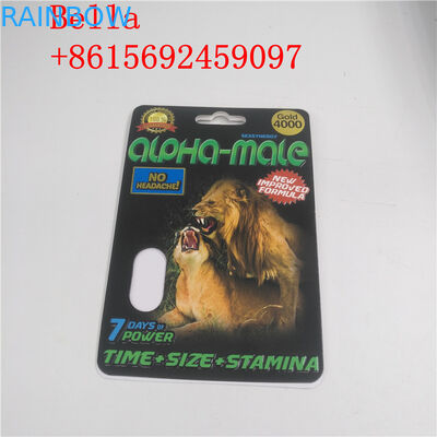 Gerecycleerde Materiële Plastic Blaar die Aangepaste Vorm met 3D Effect Druk verpakken