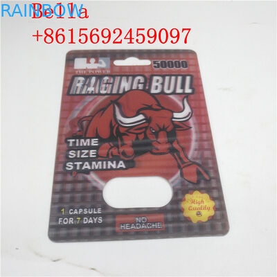 Gerecycleerde Materiële Plastic Blaar die Aangepaste Vorm met 3D Effect Druk verpakken