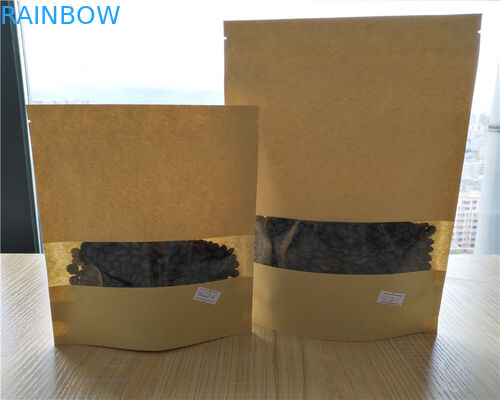 Voorkant Duidelijke Aangepaste Document Zakken voor Poeder/Suikergoed/Koffie