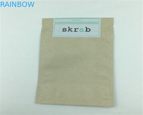 Voorkant Duidelijke Aangepaste Document Zakken voor Poeder/Suikergoed/Koffie