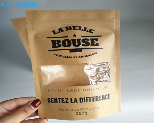 Voorkant Duidelijke Aangepaste Document Zakken voor Poeder/Suikergoed/Koffie