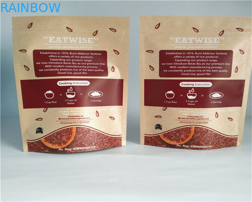 Voorkant Duidelijke Aangepaste Document Zakken voor Poeder/Suikergoed/Koffie